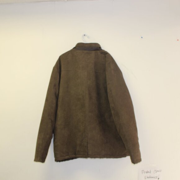 Vintage Carter's Faux Fur Lined Zipper Jacket 5XL Size Brown Colour - Picture 2 of 3